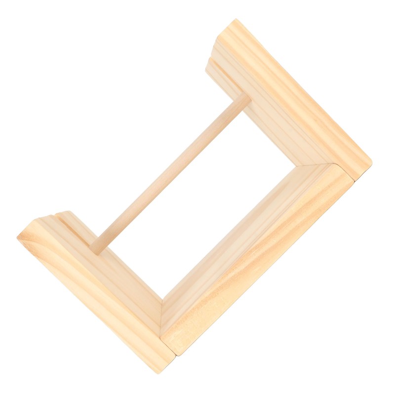 Horizontal Yarn Holder 20cm Spindle Length Increase Speed DIY Wooden