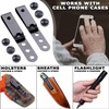 [2 Pack w/Hardware] HolsterSmith Universal Metal Belt Clip for Holster