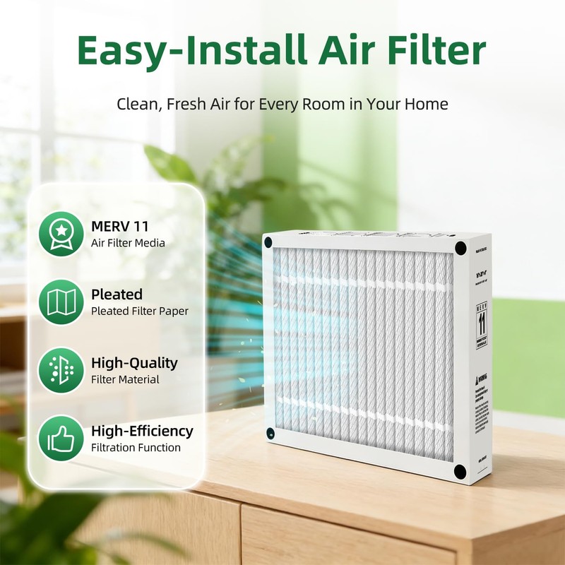 16x20x4 Furnace Filter Replacement MERV 11 Compatible with Honeywell FC100A1003,HVAC