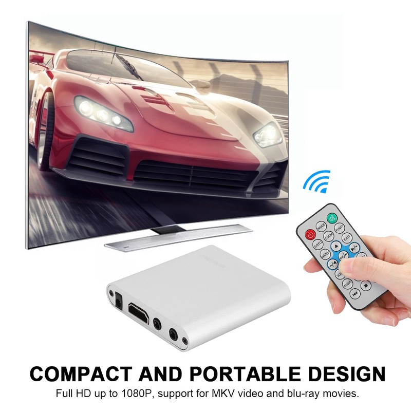 Mini 1080P HDMI Digital Media Player Hard Disk Decoder with