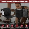24pcs Venda Autoadherible, 2'' X 5.9 de Pies Vendaje Autoadhesivo