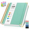 Graph Paper Notebook, Spiral Grid Notebook 8.5" X 11", Hardcover
