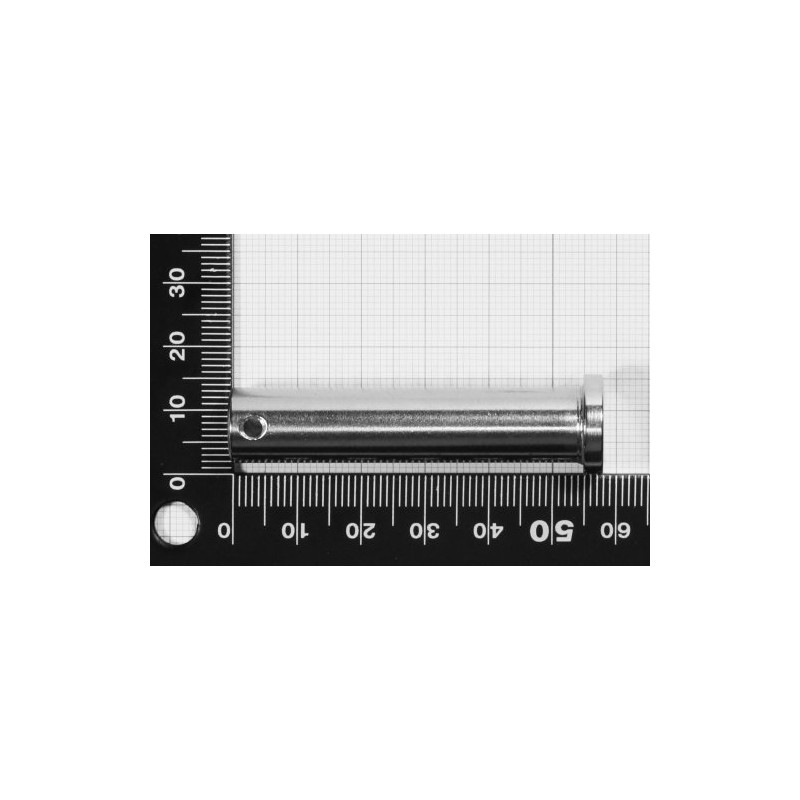 Dutyhook 12X49 Clevis Pin, Stainless Steel AISI 316