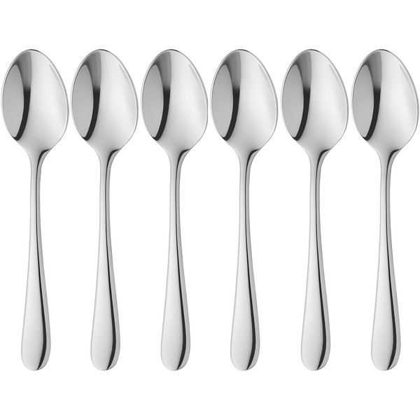 WMF Merit Espressolöffel Set 6-teilig, 10,8 cm, Cromargan protect Edelstahl
