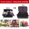 Waterproof Compression Packing Cubes , 3 Layer Extral Large Compression