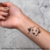 4 x 'Cute Dalmation Puppy Front View' Temporary Tattoos -