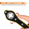 Auto Labor-Saving Jack Ratchet Wrench, 360°Swivel Scissor Jack Adapter, Forward