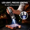 TempPro 100ml Electric Salt and Pepper Grinder Set Rechargeable, Automatic