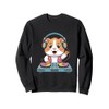 Dj Hamster On Decks Spinning Fun Beats Sweatshirt