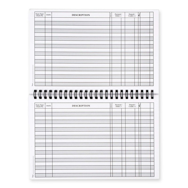 Top Spiral Bound Kittens Checkbook/Transaction Register