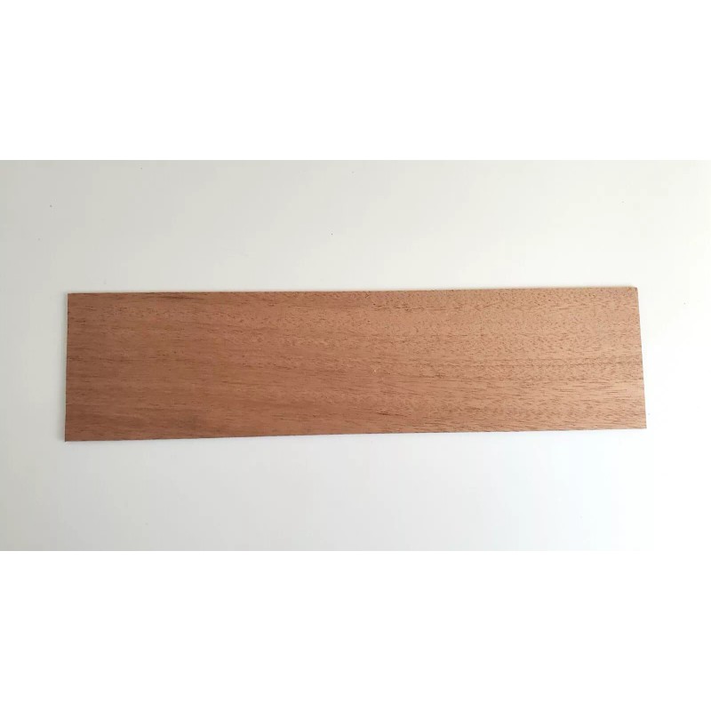 Unbranded Mahogany Wood Sheet Plank Thin 1/32" Thick x 3"