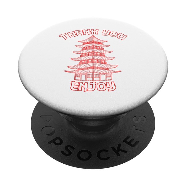Chinesisches Halloween-Kostüm mit Aufschrift "Thank You Enjoy Funny Halloween" PopSockets