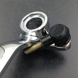 SMT-Chrome Folding Gear Shift Pedal Lever Compatible With Kawasaki ZX6R ZX-6RR ZZR600 ZX9R 6R 9R [B00RNIWU5K]