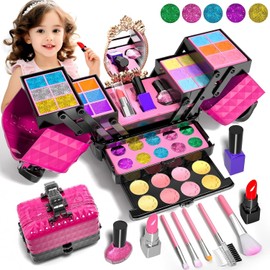 VCYCTO Makeup Set, For Girls, Makeup Toy, Makeup, For Kids, Cosmetics Set, For Children, Makeup, Princesses, Elementary School Students, Makeup, Toy Set, Real, Washable, Play Makeup, Birthday Gift,
