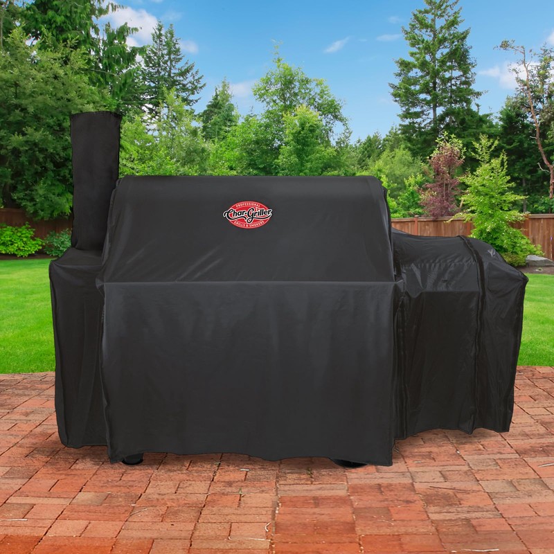 Char-Griller® Grand Champ™ Grill Cover, Shields and Protects from Moisture,