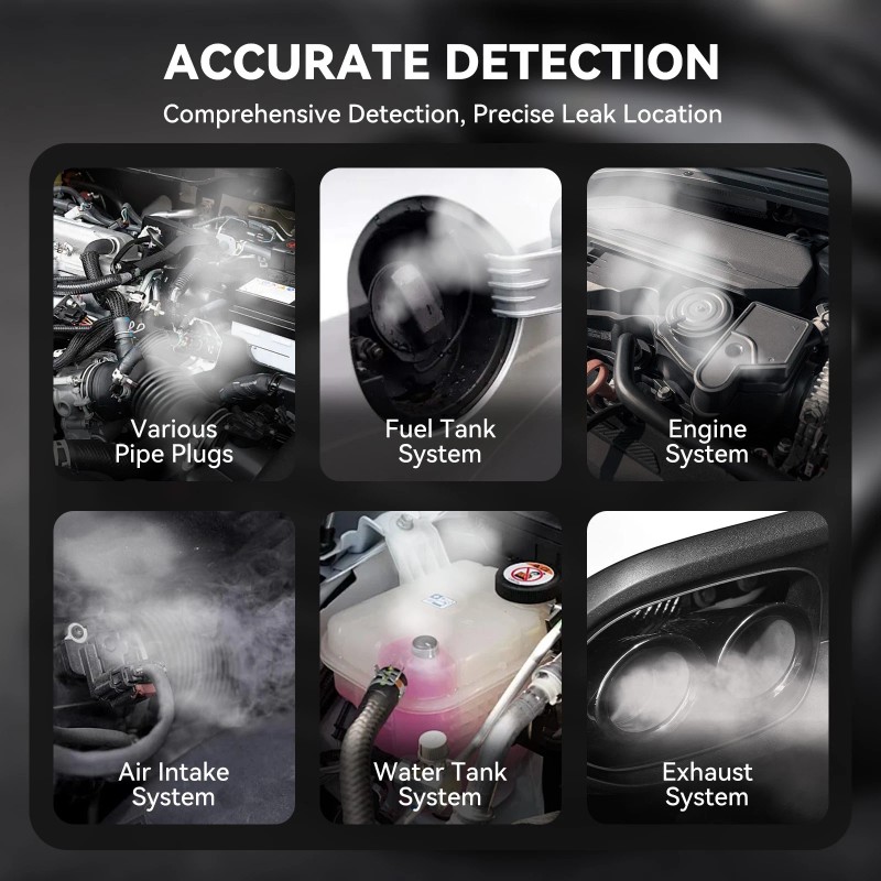 Andeman Automotive Smoke Leak Detector Vertical Vacuum Leak Tester With