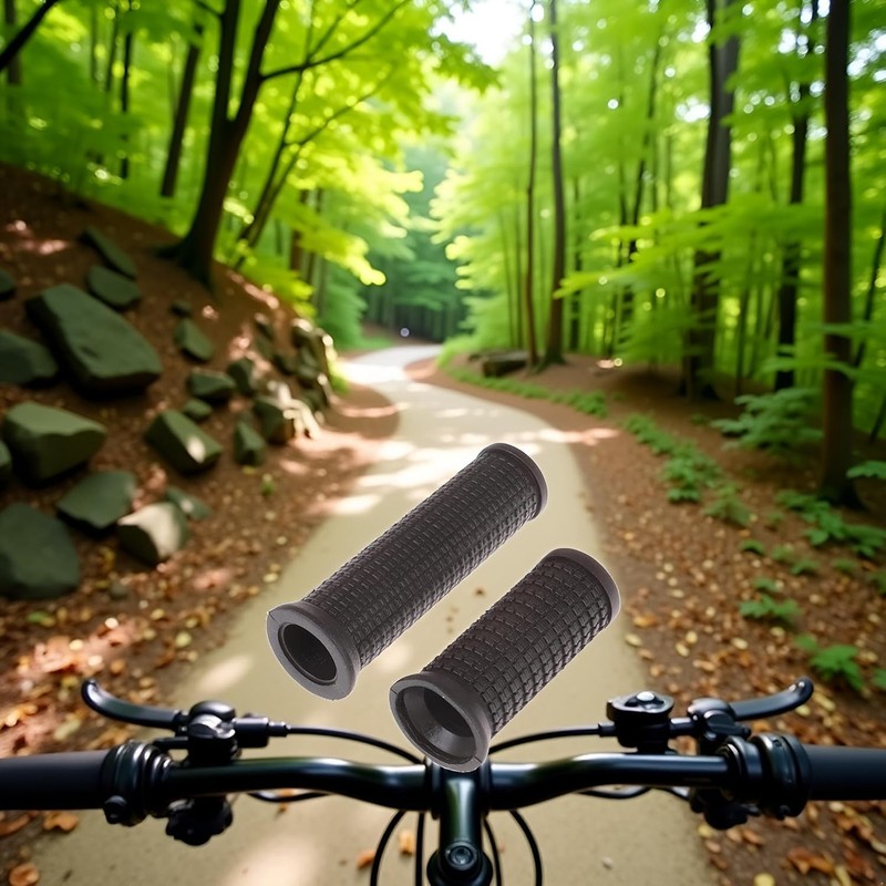 2pcs Motorcycle Bicycle Long/Short Handlebar Grips for Twist Shifter Shockproof