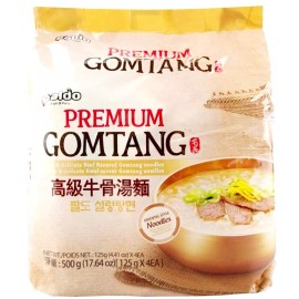 Paldo Premium Gomtang Instant Beef Noodles 4.41 oz x 4 Packs ( Pack of 2 )