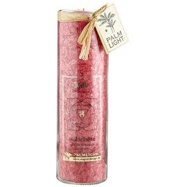 Palm Light Chakra Kerze, Rot