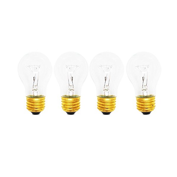 4-Pack Replacement Light Bulb for Amana ARG7102L - Compatible Amana