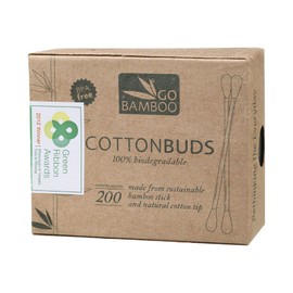 Go Bamboo Bamboo Cotton Buds, 200