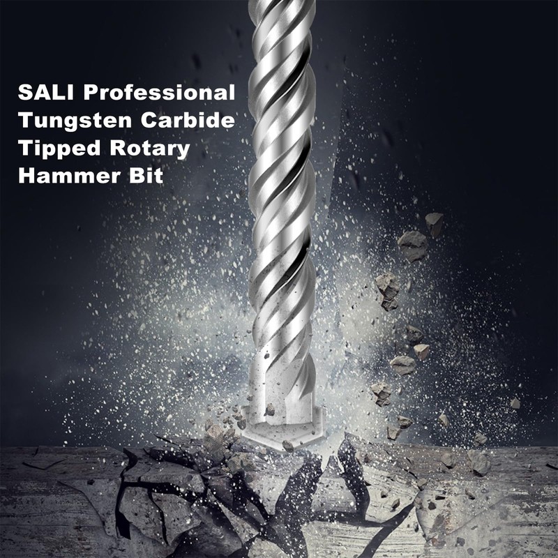 SALI Rotary Hammer Drill Bits 5/8"*8" 10 Pcs Rotary Hammer
