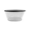 TUPPERWARE Clear Collection 2.4 L Black Bowl Classic Royal Table