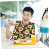 Ipetboom Adult Bib for Seniors Dining Protector with Snap Buckle