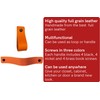 Brute Strength - Leather Handles for Furniture - Orange -