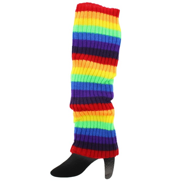 Zac's Alter Ego Pair of Multicoloured Rainbow Legwarmers