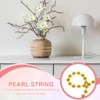 PATIKIL 33 Feet Pearl String 8 mm Craft Pearl Bead