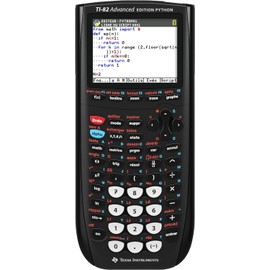CALCUSO Basic Set Red with Graphing Calculator TI-82 Advanced Python Edition