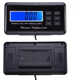 MejorChoy 660lbs Postal Scale LCD Digital Scale Floor Platform Scale 300kg Capacity for Shipping Weighing