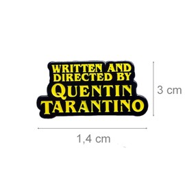 Distrigeek Quentin Tarentino Metal Enamel Pin Badge Movie Pulp Fiction Novelty Gift for Men Women Enamel Pin Badge, enamel