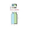 Maruem 61-0144-31 FC Screw Tube Bottle, Tan, 100 Pack, 0.14