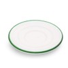 GMUNDNER KERAMIK Saucer Espresso Gourmet Diameter 11 cm Green Rim
