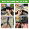 10L0L Golf Cart Sun Shade Cover for Club Car DS