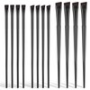 12 Pcs Flat Eyeliner Brush Angled Eyebrow Eyeliner Brush Set
