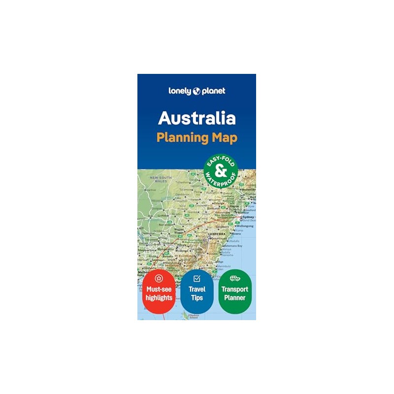 Lonely Planet Australia Planning Map