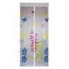 WYZworks (Floral Design) Magnetic Mesh Hands-Free Lace Screen Door (Various