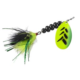 FLADEN Fishing MAXXIMUS ATTRACTA Blade Spinner 15g / 8.5cm and 20g / 9.0cm LAKE and COAST Fishing Lures - Ideal for Predatory Fish (Hot Green)