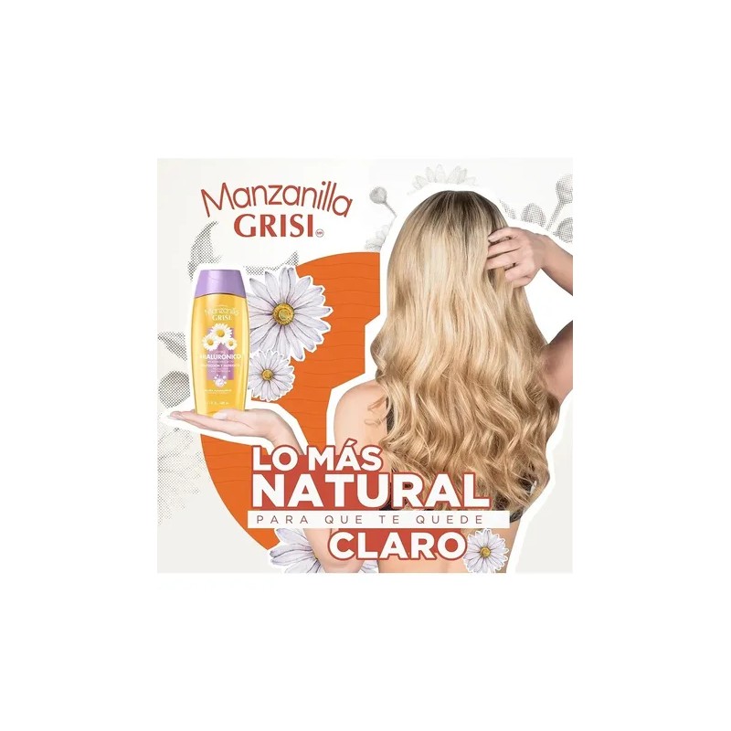 Shampoo Ácido Hialurónico Manzanilla Grisi 400ml