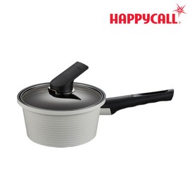 Happy Call [Headquarters Direct Management] HC Happy Call Happy Call Arbo Single Pot 18cm White / 해피콜 [본사직영] HC해피콜 해피콜 아르보 편수냄비 18cm 화이트