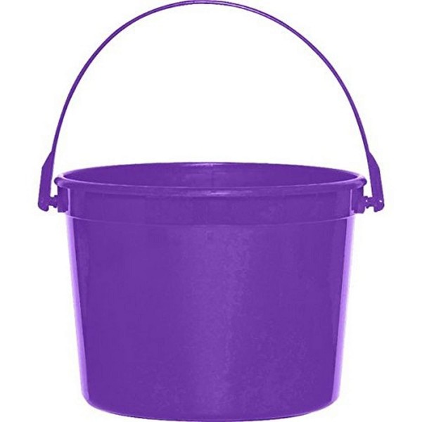 Plastic Bucket | New Purple | Party Accessory