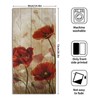 Imiss Red Poppy Flower Hand Towels Set of 2 -