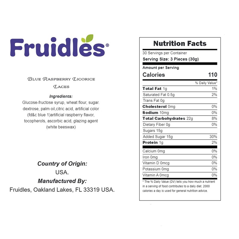 Fruidles Licorice Laces, Licorice Rope Gummies Candy for Parties, Birthdays,