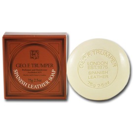 Geo F. Trumper Spanish Leather Soaps, Box of Three 2.5oz Soaps