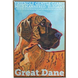 Great Dane Fridge Magnet