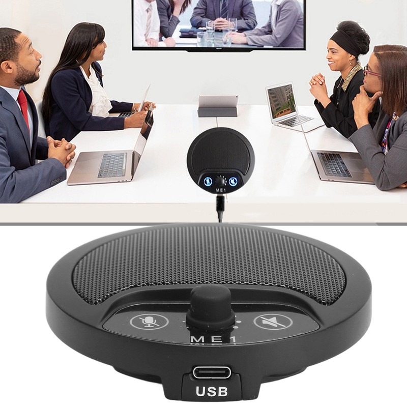 USB Conference Microphone Professional 360 Degree Omnidirectional Plug and Play