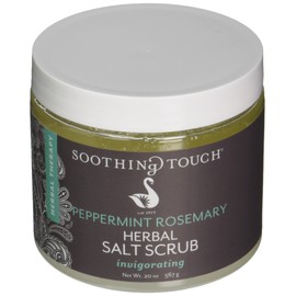 Soothing Touch Herbal Salt Scrub, Peppermint Rosemary - 20 Oz